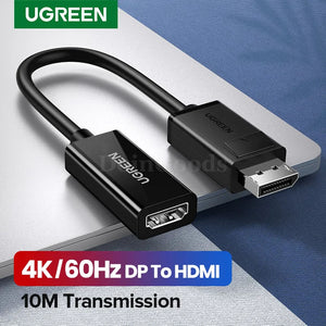 Ugreen 4K Displayport Dp To Hdmi Adapter 1080P Display Port Cable Converter Pc 301635