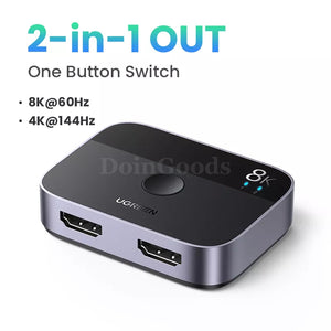 Ugreen Hdmi 2.1 Splitter 8K 60Hz 4K 120Hz Tv Xbox Series X Monitors Projectors Switch 301635