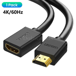 Ugreen Hdmi Extension Cable Extender Male To Female Cord Extention 1080P 4K 3D 1 Pack / 0.5M 301635-