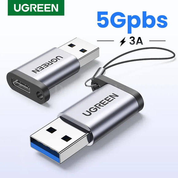Ugreen Usb Type C Adapter 3.0 2.0 Male To Female For Laptop Samsung Xiaomi 301635