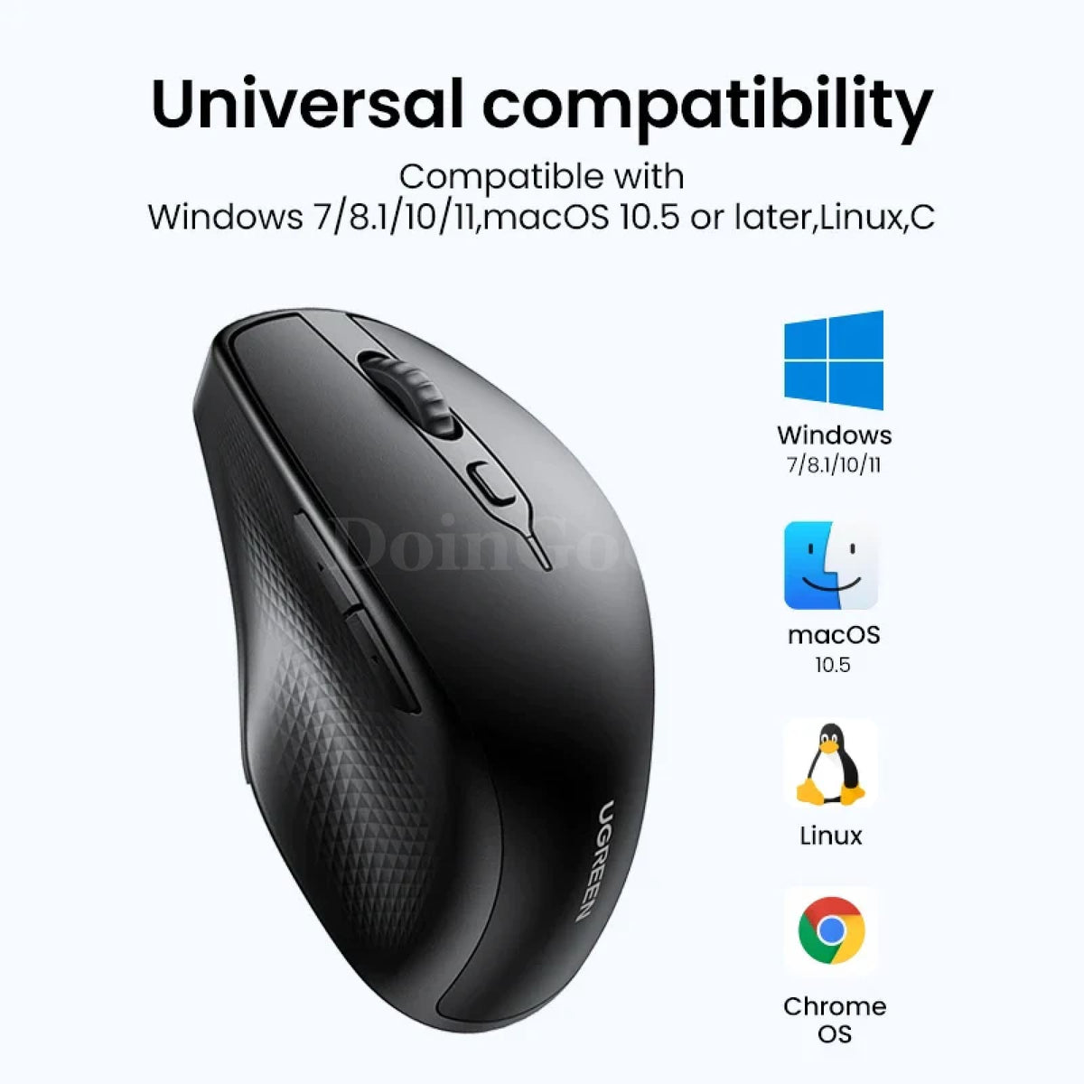 ugreen-wireless-mouse-bluetooth-5-0-ergonomic-4000-dpi-6-mute-buttons ...